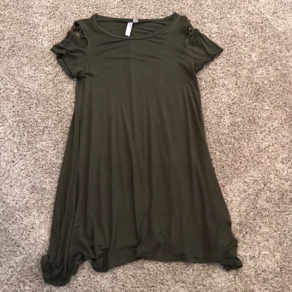 Olive Green Alya Dress Size Medium